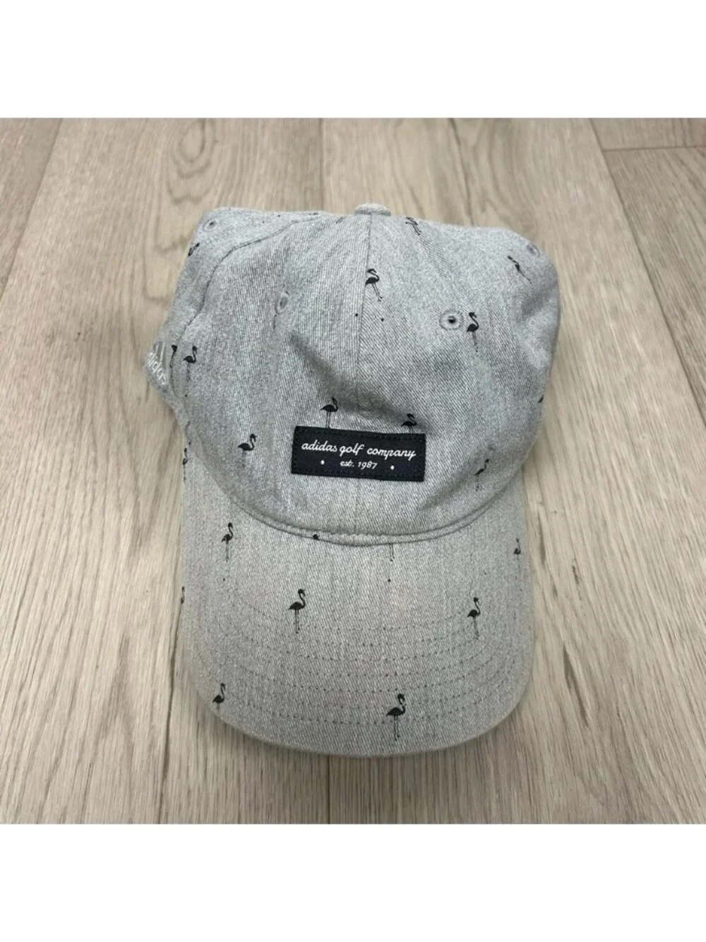Adidas Golf Company Grey‎ with Black Flamingo’s SnapBack Hat